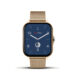 Stylish Thin Design Digital Watch, Gold Color, Compatible iOS and Android, App Controlled