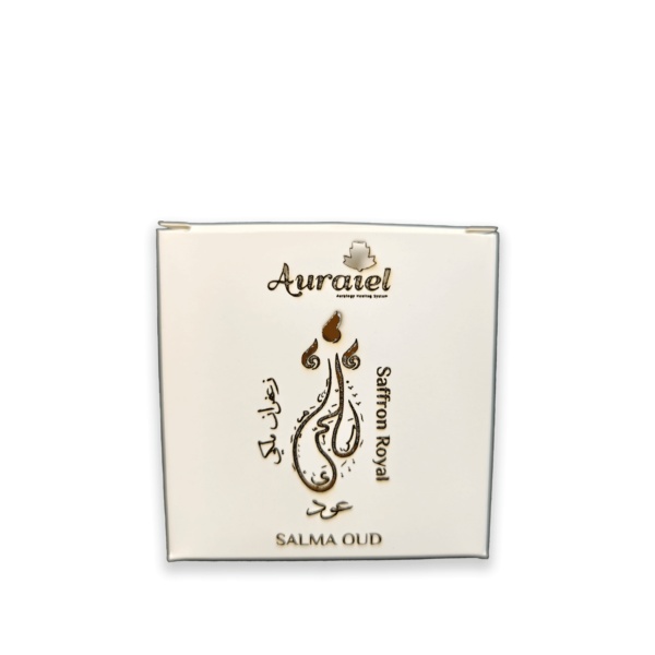 Salma Oud Saffron Royal Incense, Agarwood Incense Infused with Saffron, Long Lasting Aroma, 35 grams - Image 2