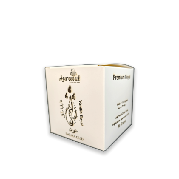 Oud Vanilla Royal Grade Agarwood Incense, Infused with Vanilla, 35 grams Long-Lasting Aroma - Image 3