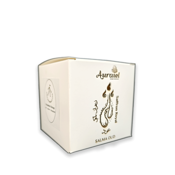 Salma Oud Saffron Royal Incense, Agarwood Incense Infused with Saffron, Long Lasting Aroma, 35 grams - Image 4