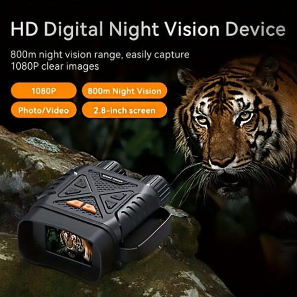 HD Digital Night Vision Binocular 1080P, with Photo and Video Recording, Ideal for Outdoor Adventures