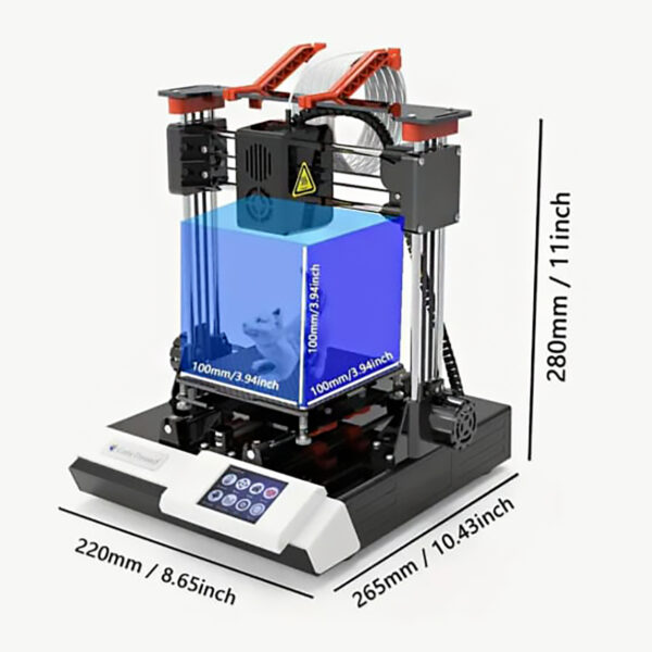 ThreeD Printer 3D, With Touch Screen Controller, Low Noise, Easy to Install and Operate, Ideal for Arts and Crafts - Image 3