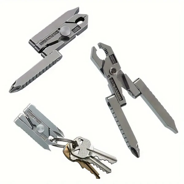 Mini Pliers Tool Combination with Phillips Screwdriver, Compact, Portable Hand Tool - Image 4