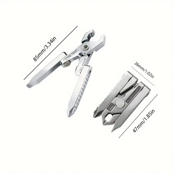 Mini Pliers Tool Combination with Phillips Screwdriver, Compact, Portable Hand Tool - Image 5