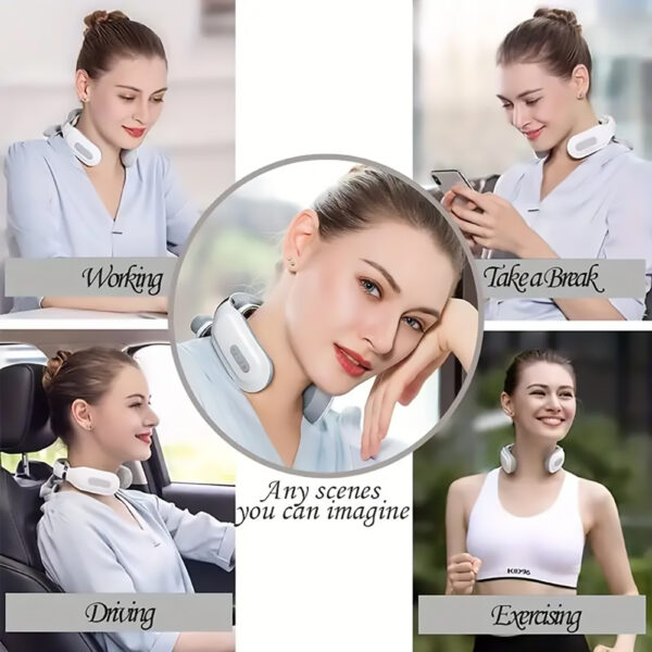 Rechargeable Neck & Shoulder Massager,  Deep Tissue Relief, Lightweight Portable - Image 5