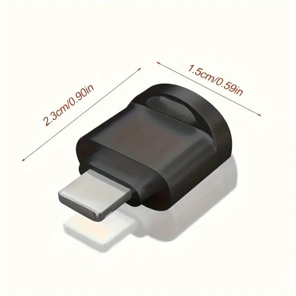 Micro SD Card Reader for iOS 13 Devices, Plug-and-Play OTG Adapter, Memory Expansion - Image 7