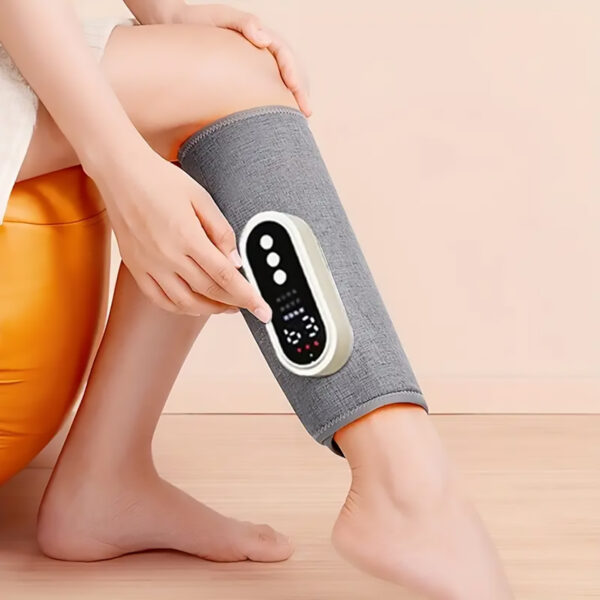 Leg Massager with Adjustable Heat, 3 Intensity Levels, 3 Heating Settings, Portable, Ideal For Muscle Relaxation