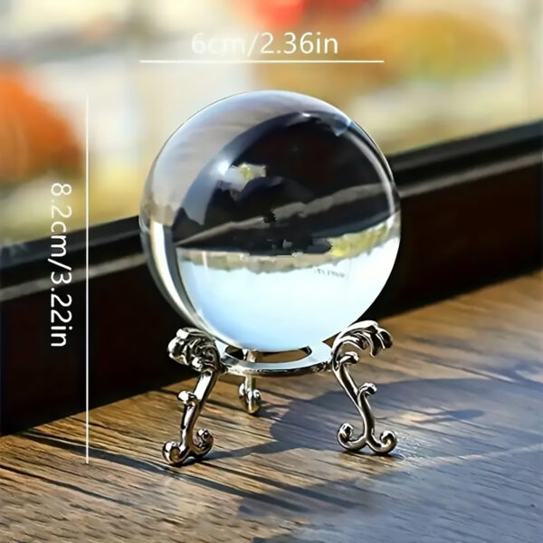 Elegant Crystal Ball Set for Photography, Home & Party Decor, Ideal Christmas & Thanksgiving Gift - Image 2