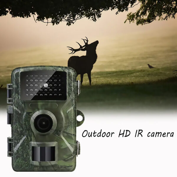 Wildlife Trail Camera, Night Vision, Outdoor Surveillance, Battery Operated, USB Compatible