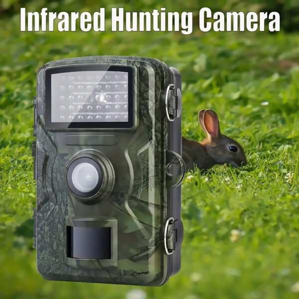 Wildlife Trail Camera, Night Vision, Outdoor Surveillance, Battery Operated, USB Compatible - Image 2