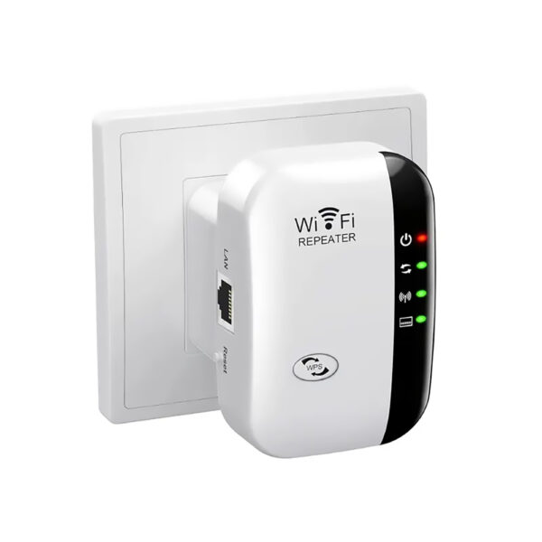 WiFi Signal Extender, 300 Mbps, 35 Device Support, Ethernet Port, One-Tap Setup - Image 7