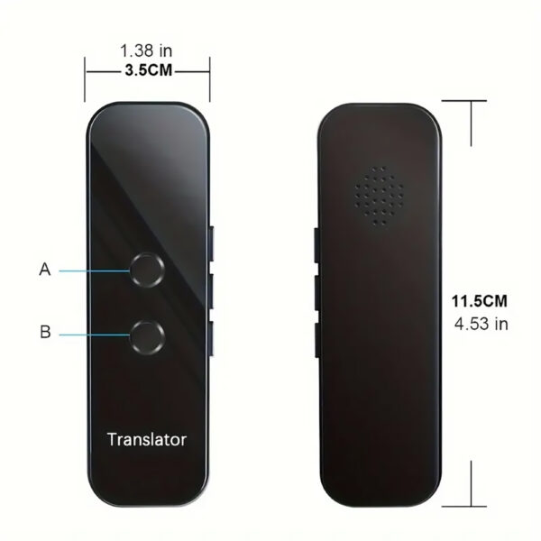 Language Translator Device, 137 Languages, Two-Way Voice Translation, 350mAh Battery, USB-C Charging - Image 5